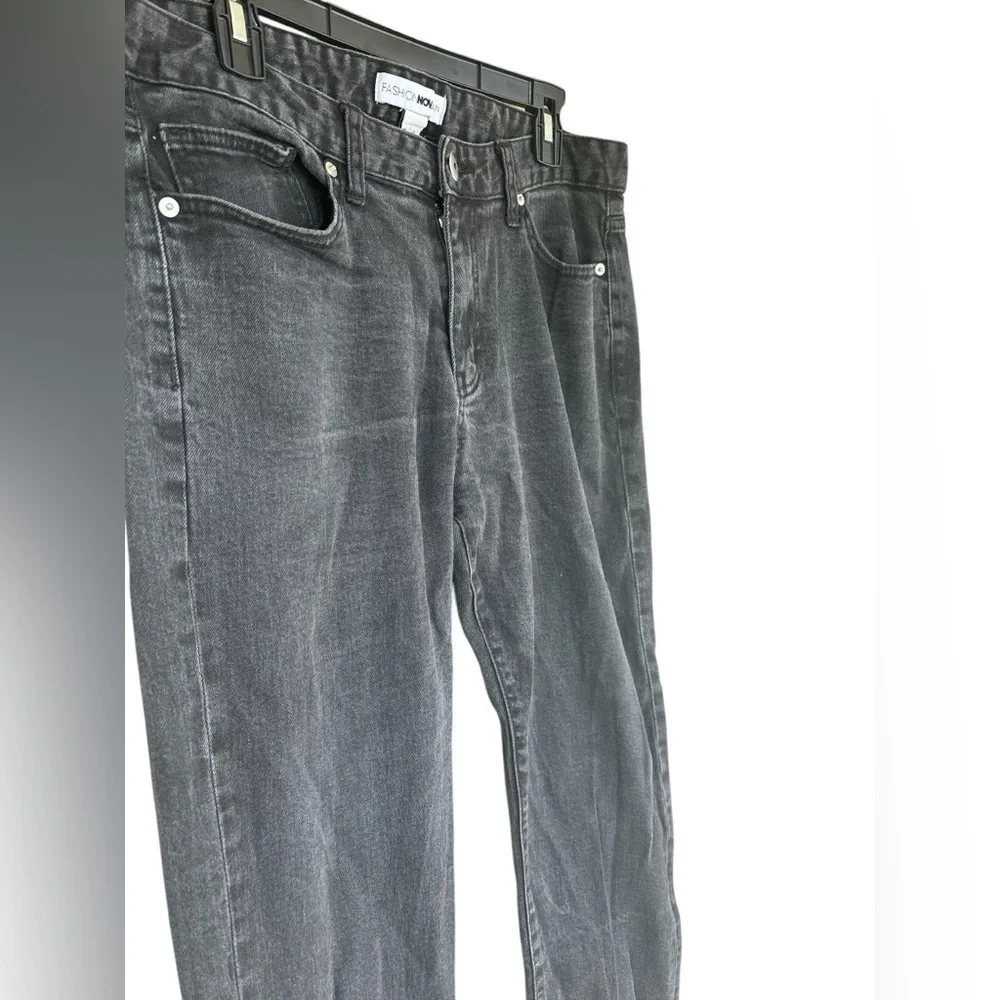 Fashion Nova Men Slim Fit Black Stretch Denim Jeans Size‎ 36 MPDS1